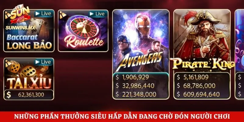 Những phần thưởng siêu hấp dẫn đang chờ đón người chơi