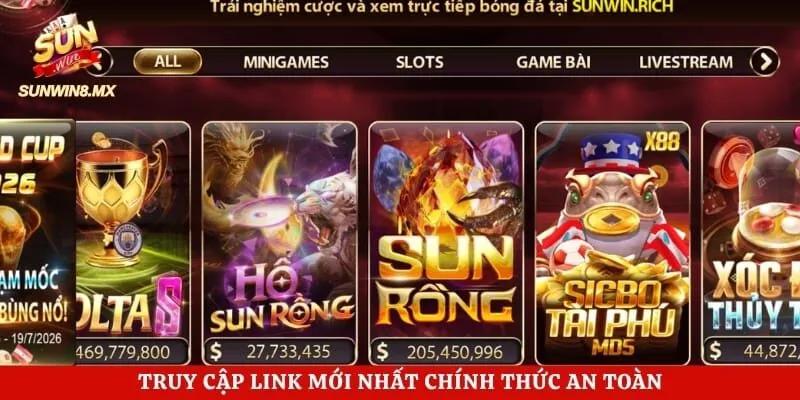 Link Sunwin Mới Nhất - Vào Game Nhanh Không Lo Gián Đoạn 3 Truy cập link mới nhất chính thức an toàn