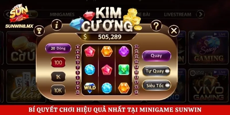 Bí quyết chơi hiệu quả nhất tại Minigame Sunwin