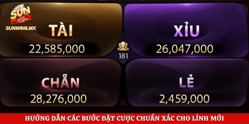Tài Xỉu Sunwin 2 Hướng dẫn các bước đặt cược chuẩn xác cho lính mới