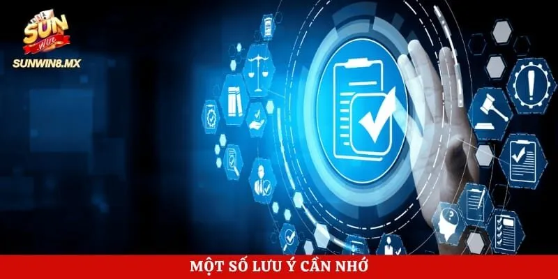 Điều Kiện Sử Dụng 4 Một số lưu ý cần nhớ